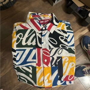 Kith x Coca Cola Hawaiian Button Up
Size L
Used in good condition 
#kith